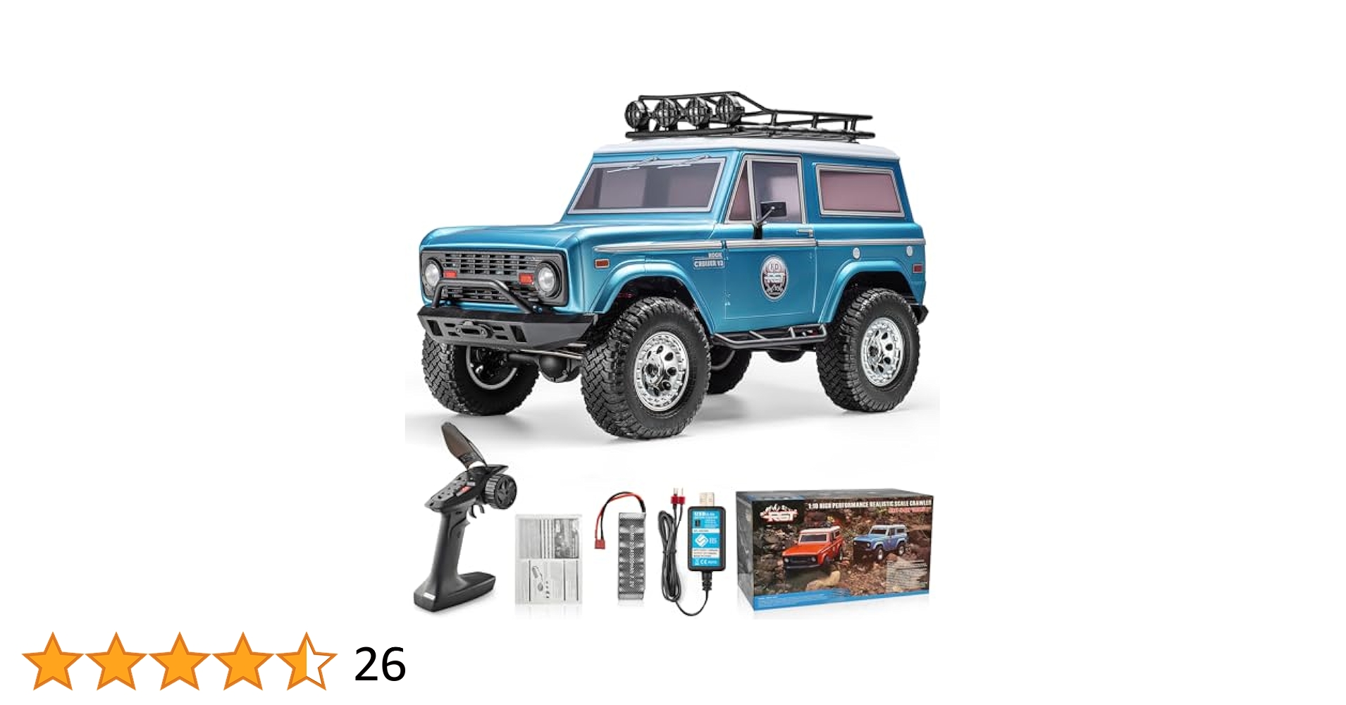 RGT 1/10スケール オフロードRCカー 青 Amazon.com: RGT RC Crawler 1:10 4wd Crawler Off Road Rock